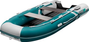 Моторно-килевая лодка Gladiator E420S (морской зеленый-белый)