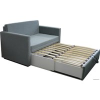 Диван Brioli Пино К двухместный (рогожка, J1 кремовый)