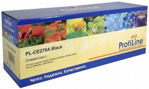 

Картридж ProfiLine PL-CE270A-Bk (аналог HP 650A (CE273A))