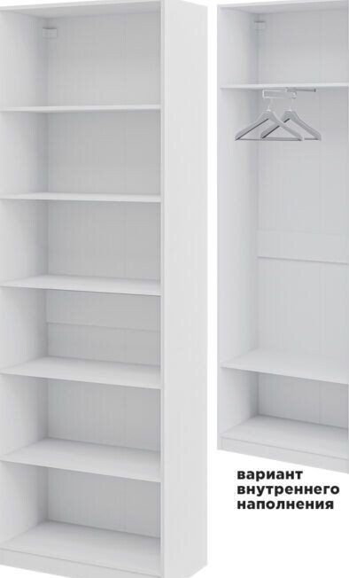 

Шкаф распашной Мебель Неман Отис МН-039-28 П5 с фасадом МДФ (графит)