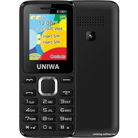 Кнопочный телефон Uniwa E1801 (черный)