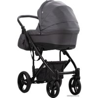 Универсальная коляска BEBETTO Magnum Prima 2020 (3 в 1, 03, черная рама)