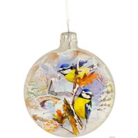 Елочная игрушка Грай Медальон Синички Ф-94