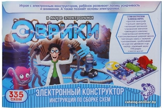 Набор для опытов Эврики Электронный конструктор 1200832