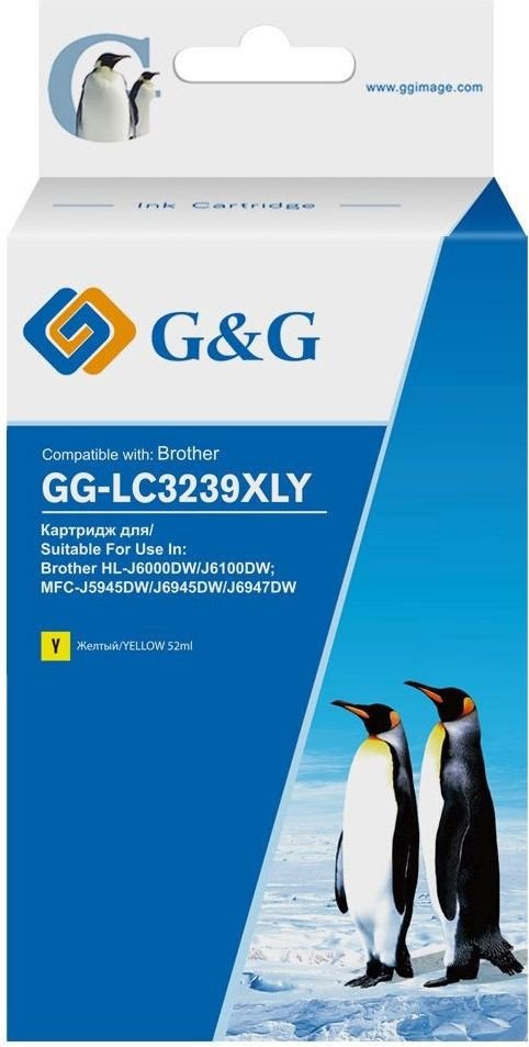 

Картридж G&G GG-LC3239XLY (аналог Brother LC3239XLY)