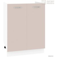 Шкаф напольный Кортекс-мебель Корнелия Лира НШ60м без столешницы (капучино)