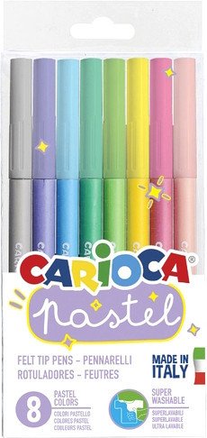 

Фломастеры Carioca Pastel 43032 (8шт)