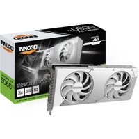 Видеокарта Inno3D GeForce RTX 5060 Ti 16GB Twin X2 OC White N506T2-16D7X-191073W