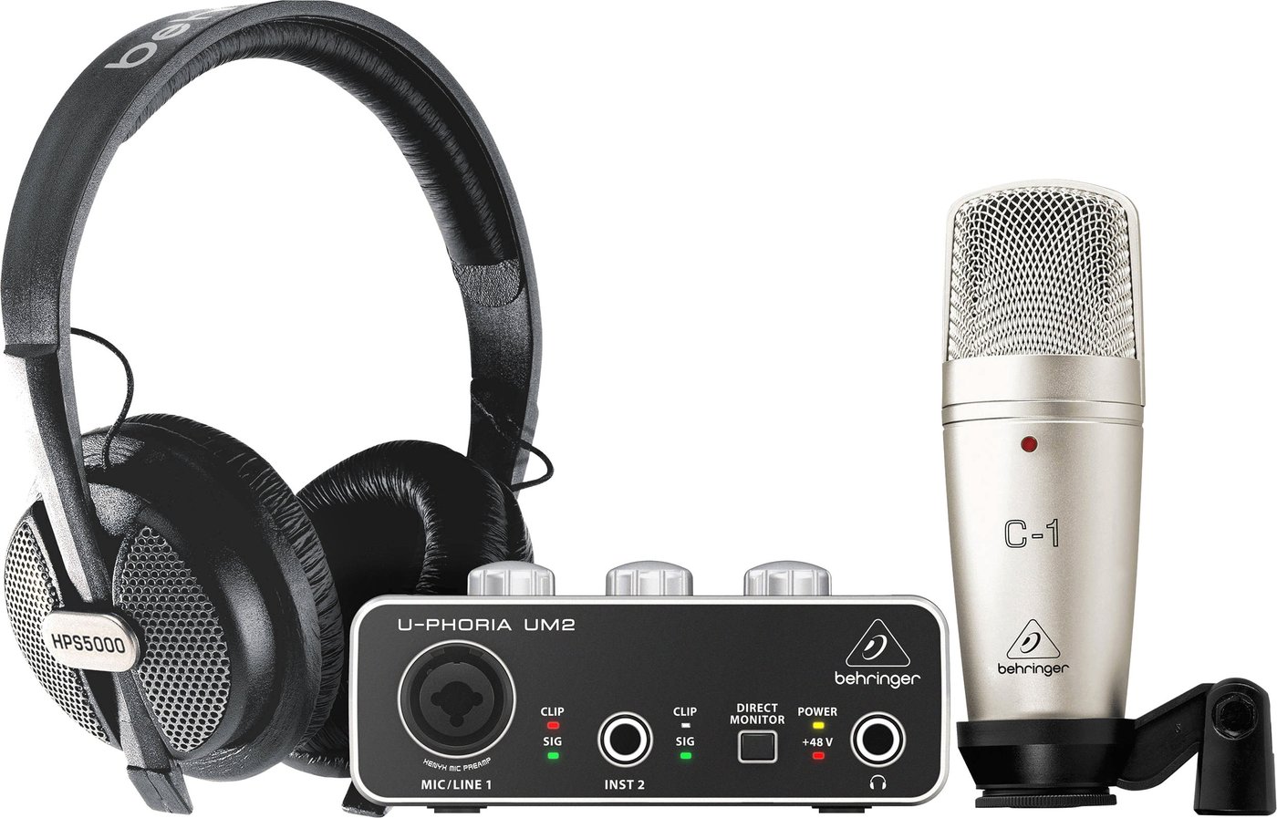 

Комплект для звукозаписи Behringer U-Phoria Studio