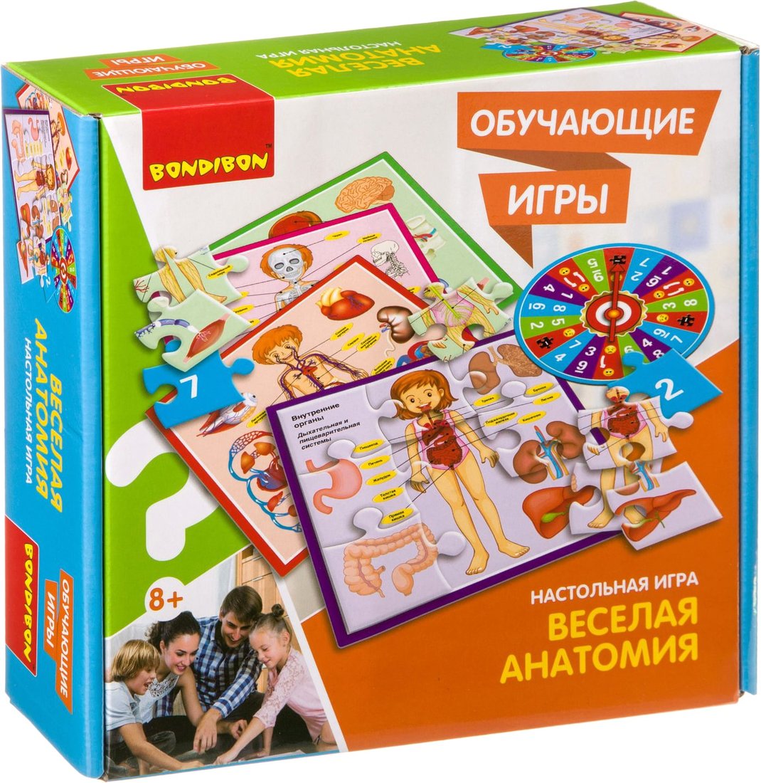 

Развивающая игра Bondibon Веселая анатомия ВВ3792