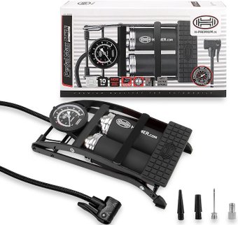 Насос ножной велосипедный Heyner PedalMax PRO (черный)