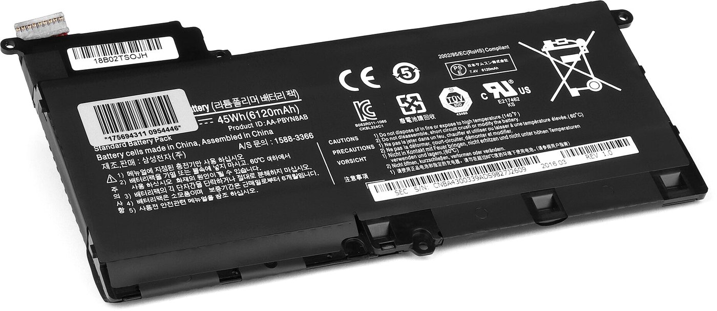 

Аккумуляторы для ноутбуков Samsung 530U4B Series 7.4V 6120mAh.