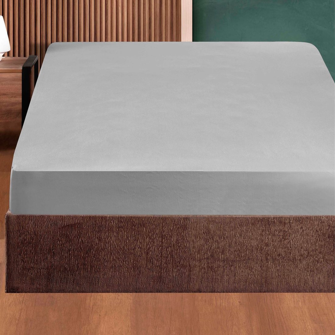 Простыня DO&CO Soft на резинке 90x200x30 12121 (серый)