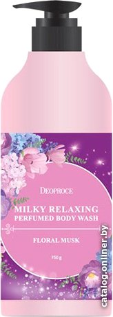 Deoproce Гель для душа Milky Relaxing Perfumed Body Mist Floral Musk (750 г)
