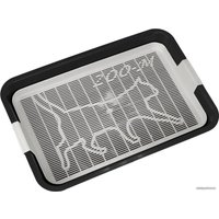 Туалет-лоток Zoom Кошка малый с сеткой 2925черн (черный)