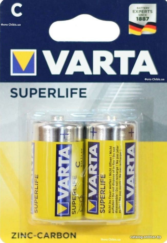 Батарейка Varta Superlife C 2 шт.