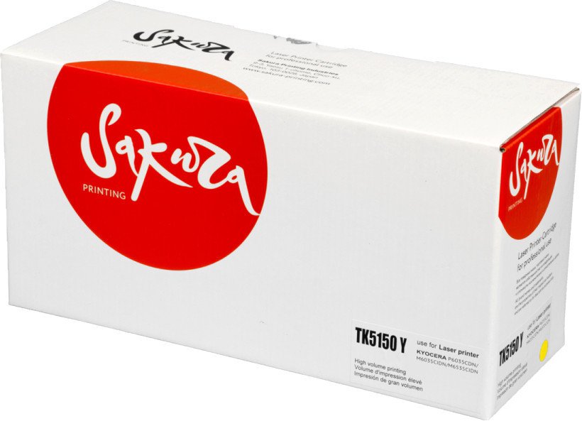 

Картридж Sakura Printing SATK5150Y