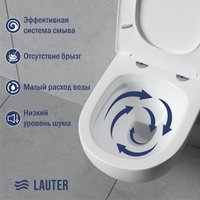 Унитаз подвесной Lauter Sulzdorf + TECE Kit 9400413 (белый с микролифтом)