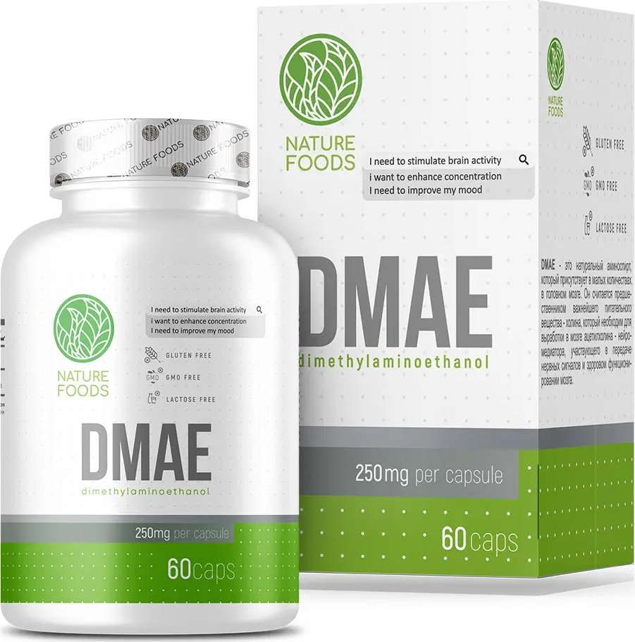 

БАД Nature Foods DMAE 250mg