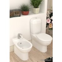 Унитаз напольный Керамин Женева с двухрежимной арматурой и сидением из дюропласта