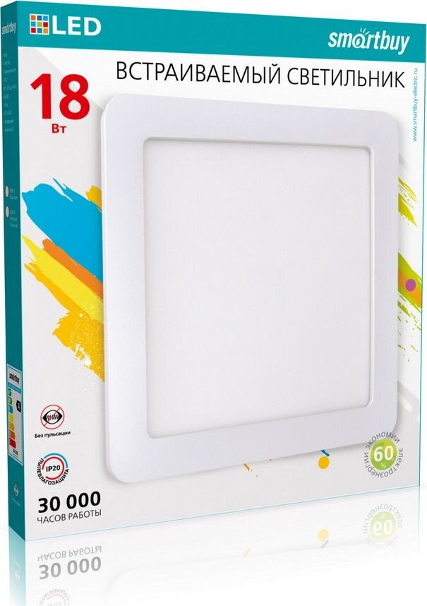 

Точечный светильник SmartBuy SBL-DLSq-18-65K