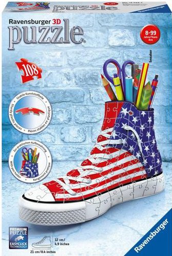 3Д-пазл Ravensburger Кроссовок Американский стиль 12549 (108 эл)