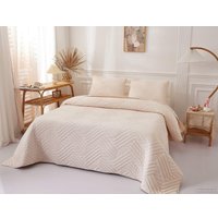 Набор текстиля для спальни Sofi De MarkO Мориц 160х220 Пок-МЦ-км-160х220 (кремовый)