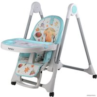 Высокий стульчик Farfello Grace (небесно-голубой)