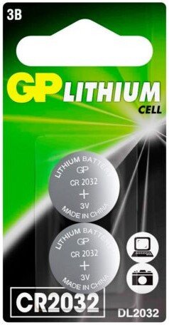 Батарейка GP Lithium CR2032 2 шт.