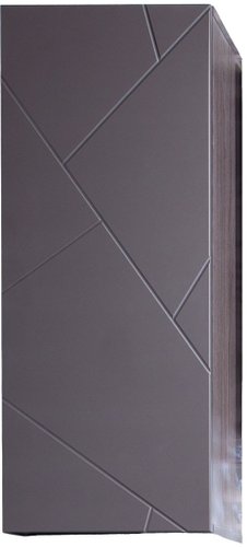 Бриклаер Шкаф-полупенал Кристалл 90 навесной (софт графит)