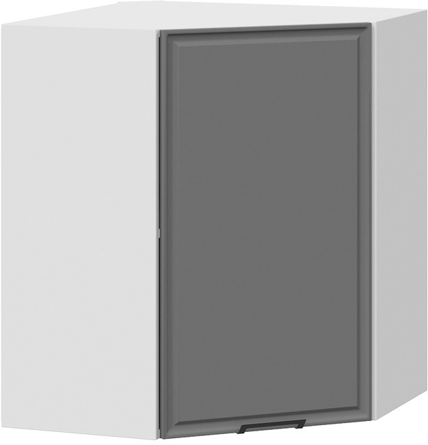 

Шкаф навесной Трия Белладжио 1В6У (белый/софт графит)