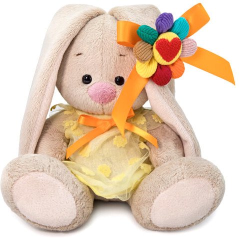 

Классическая игрушка BUDI BASA Collection Зайка Ми в платье с семицветиком SidX-372 (15 см)