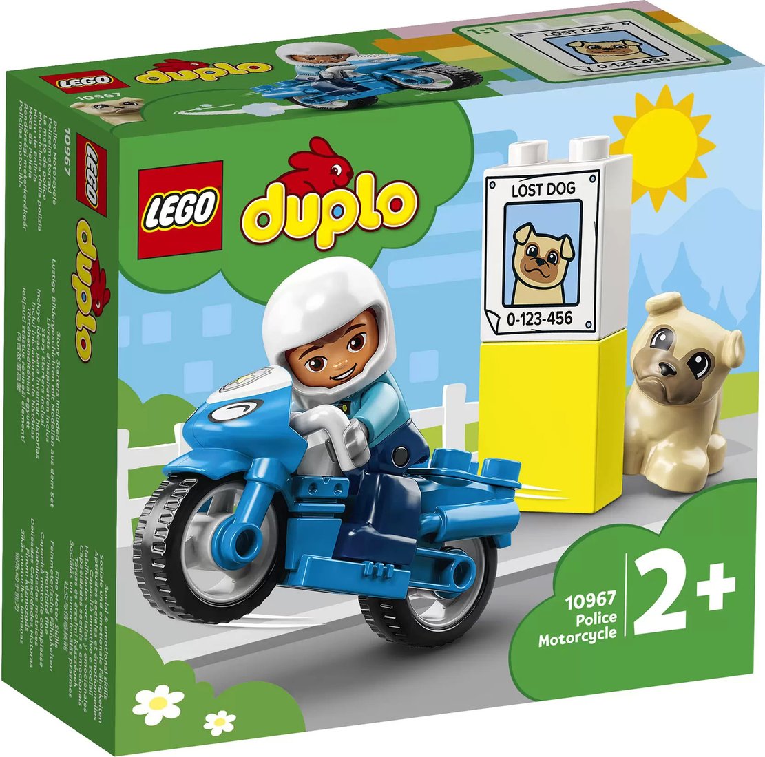 

Конструктор LEGO Duplo 10967 Полицейский мотоцикл