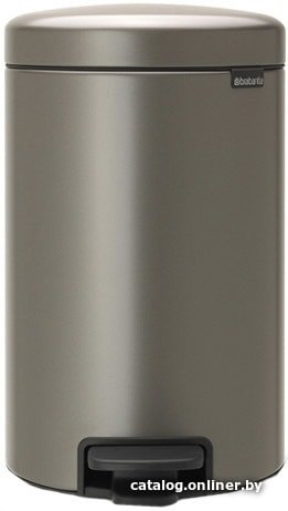 Мусорное ведро Brabantia Pedal Bin NewIcon 12 л (платиновый)