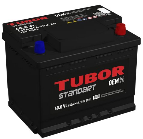

Автомобильный аккумулятор Tubor Standart R+ (60 А·ч)