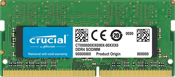 

Оперативная память Crucial 8GB DDR4 SODIMM PC4-21300 CT8G4SFS8266