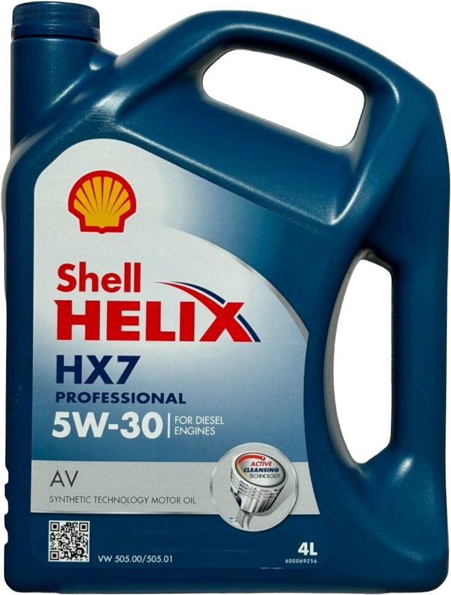 Моторное масло Shell Helix HX7 Professional AV 5W-30 4л
