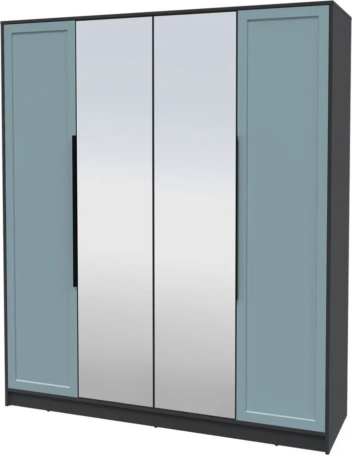 

Шкаф распашной Интерлиния Концепт Тренд КТ-Ш4(з) (антрацит/океан)