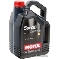 Моторное масло Motul Specific 505 01 502 00 505 00 5W-40 5л