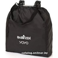 Универсальная коляска Babyzen Yoyo2 (2 в 1, мягкая люлька, белая рама, черный)
