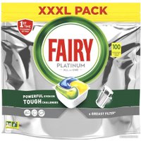 Капсулы для посудомоечной машины Fairy Platinum Lemon All in 1 (100 шт)