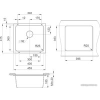 Кухонная мойка Granula GR-3601 (черный)