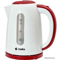 Электрический чайник Delta DL-1106 (белый/бордовый)