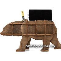 Органайзер настольный Eco-Wood-Art Медведь (коричневый)