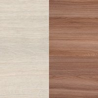 Кровать PROxSON Milton с ПМ 120x190 (дуб шамони светлый 124/ясень шимо темный)