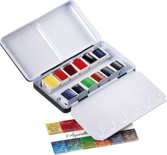 Акварельные краски Sennelier l'Aquarelle N131605 (12 цветов)