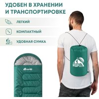 Спальный мешок RSP Outdoors Sleep 450 R RipStop 2024 (зеленый, 220x75см, молния справа)