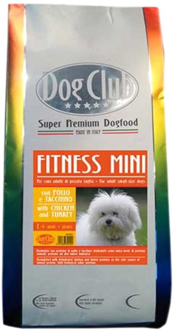

Сухой корм для собак Dog Club Fitness Mini для малых и миниатюрных пород с курицей 2.5 кг