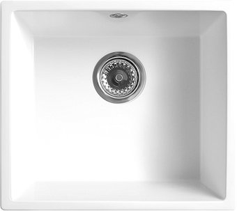 Кухонная мойка Belux Амьен АМ 4540 (белый кварц 01)