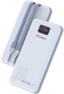 

Внешний аккумулятор Yoobao LC6 Pro 20000mAh (белый)